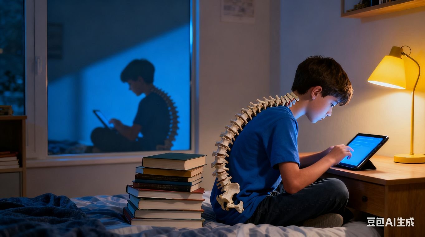 青少年脊柱侧弯的病因分析