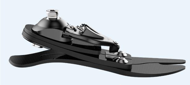 低外型碳纤徦脚飞毛腿