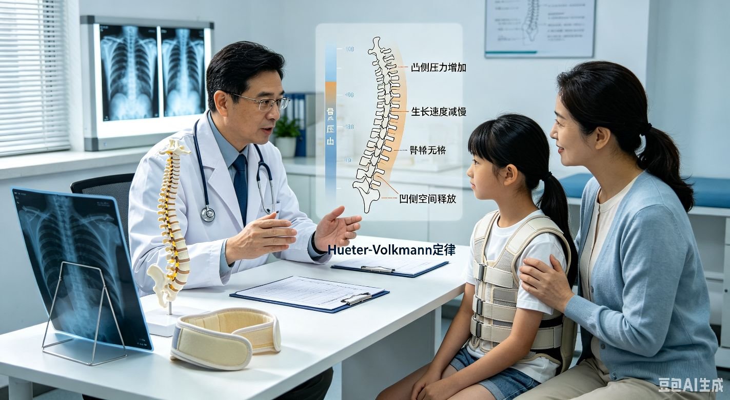 脊柱侧弯支具的生物力学原理