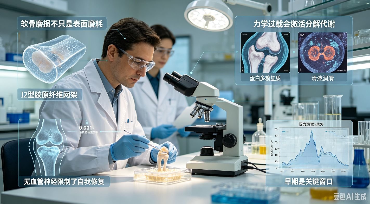 软骨磨损：力学过载与修复失衡的退行性边界