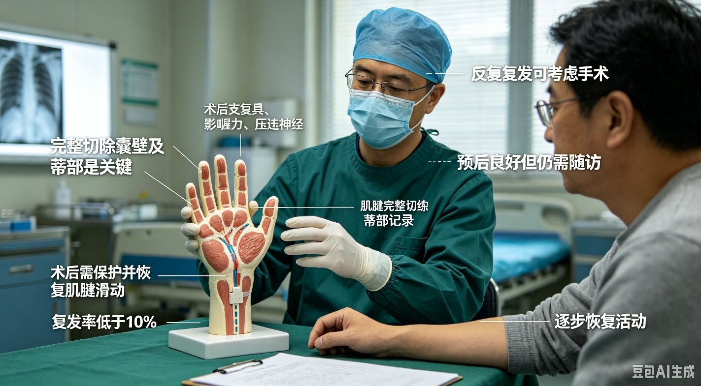 腱鞘囊肿的病理本质与循证诊疗边界