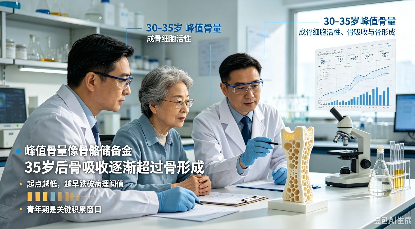 骨骼“早衰”：峰值骨量透支与青年期的隐形负债