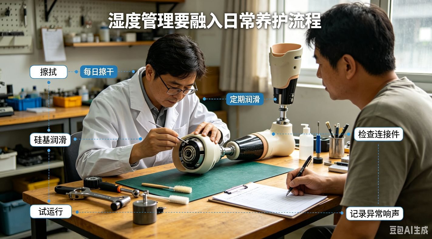 湿度里的步态密码：空气湿度如何重塑假肢关节的力学边界