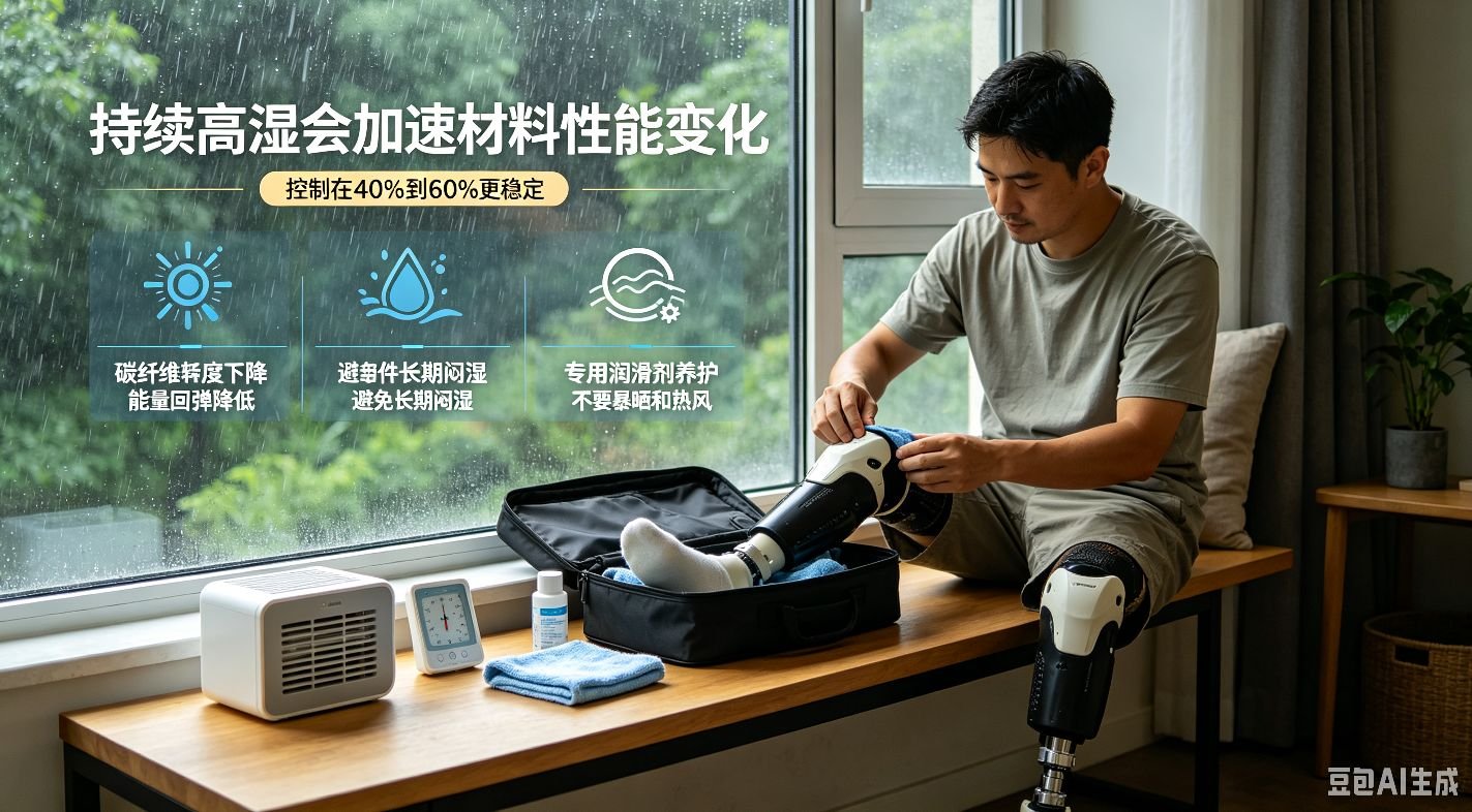 湿度里的步态密码：空气湿度如何重塑假肢关节的力学边界