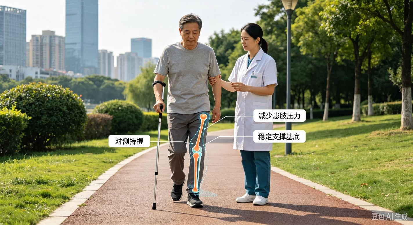 助行辅具手杖与拐杖:依据肌力科学选择